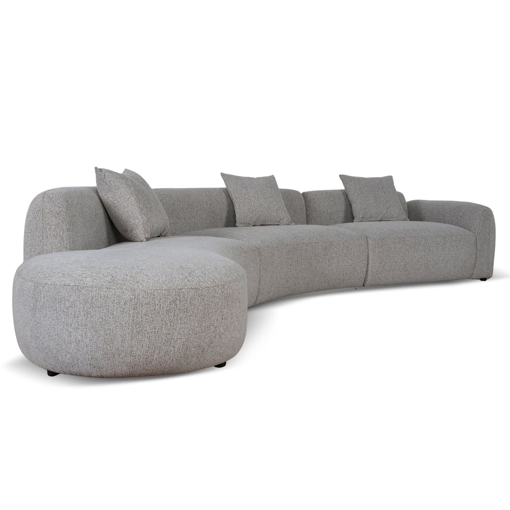 Left Chaise Modular Sofa | Mushroom Beige | Myka Home - View 4