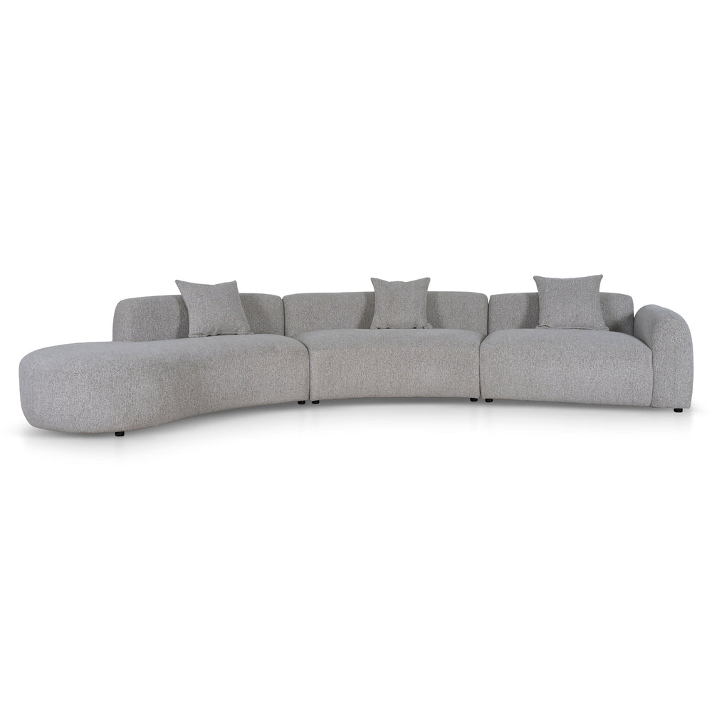 Left Chaise Modular Sofa | Mushroom Beige | Myka Home - View 2