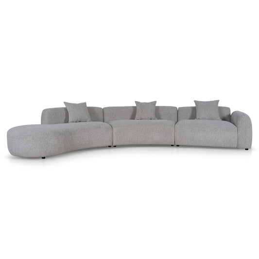 Left Chaise Modular Sofa | Mushroom Beige | Myka Home