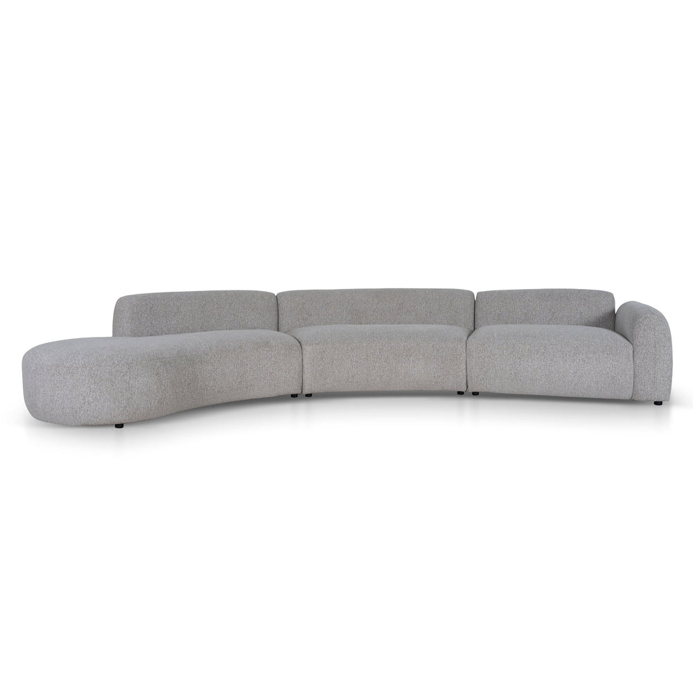 Left Chaise Modular Sofa | Mushroom Beige | Myka Home - View 3