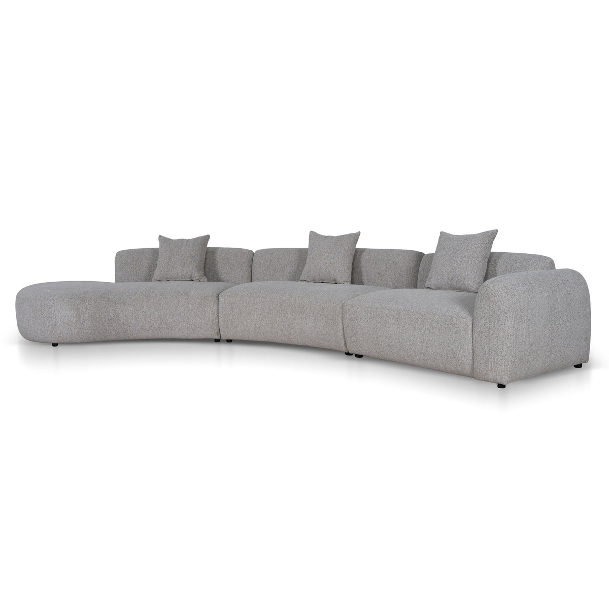 Left Chaise Modular Sofa | Mushroom Beige | Myka Home