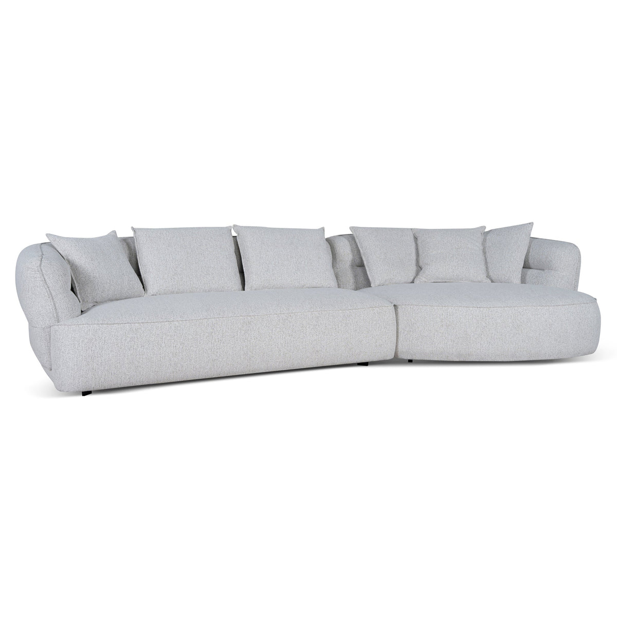 Right Chaise Sofa | Almond Beige | Myka Home