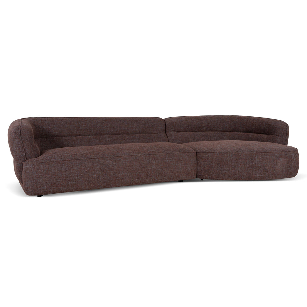 Right Chaise Sofa | Moss Brown | Myka Home - View 3