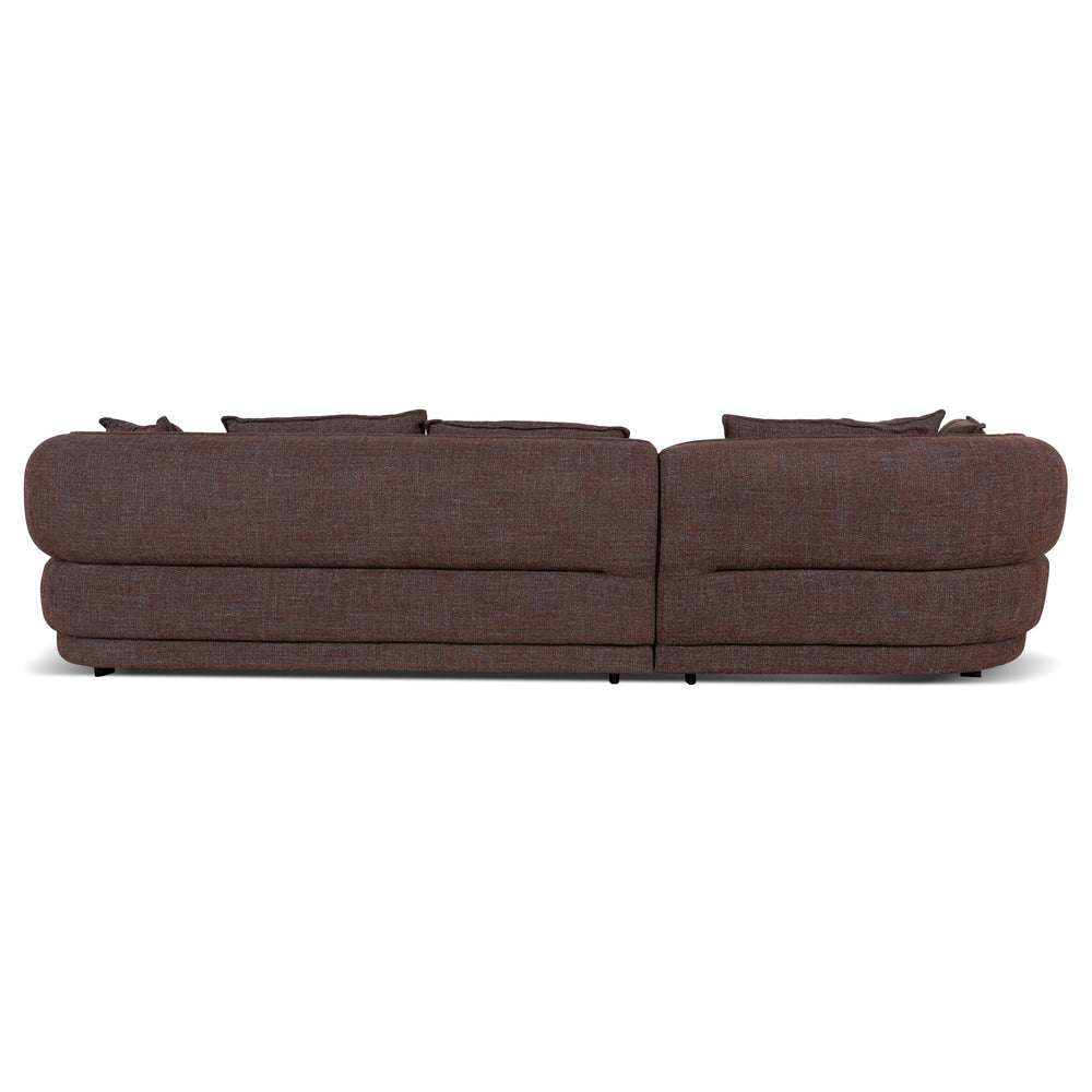 Left Chaise Sofa | Moss Brown | Myka Home - View 5