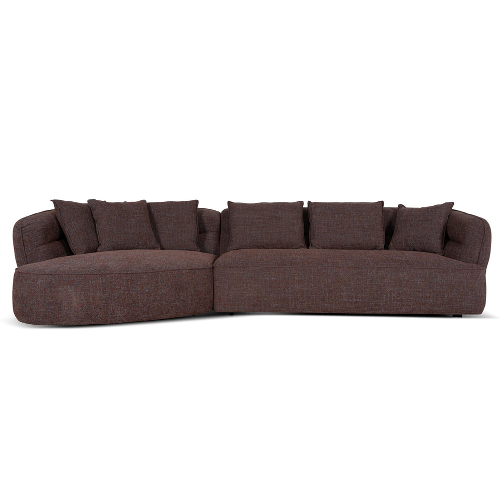 Left Chaise Sofa | Moss Brown | Myka Home - View 2