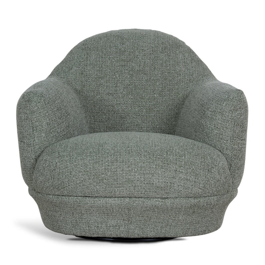 Swivel Armchair | Coral Light Green | Myka Home
