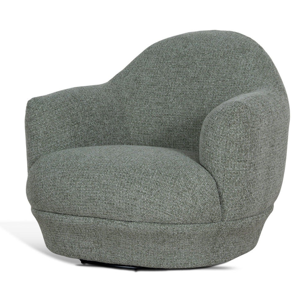 Swivel Armchair | Coral Light Green | Myka Home