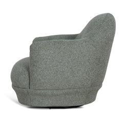 Swivel Armchair | Coral Light Green | Myka Home