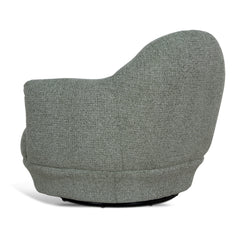 Swivel Armchair | Coral Light Green | Myka Home