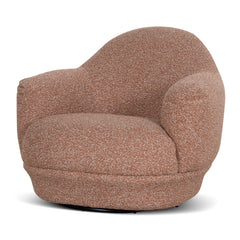 Swivel Armchair | Terracotta Brown | Myka Home