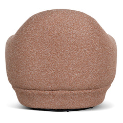 Swivel Armchair | Terracotta Brown | Myka Home