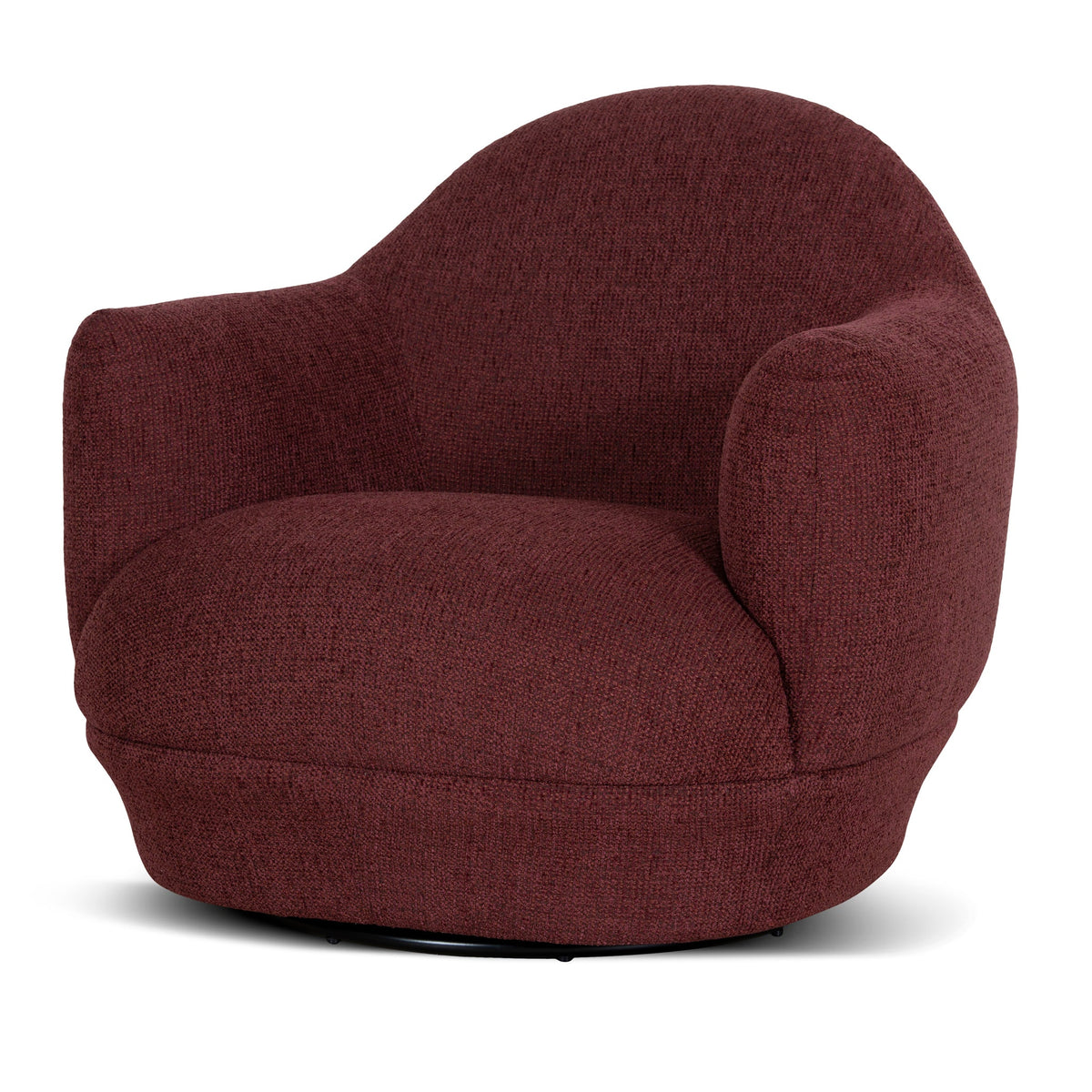 Swivel Armchair | Rustic Red | Myka Home