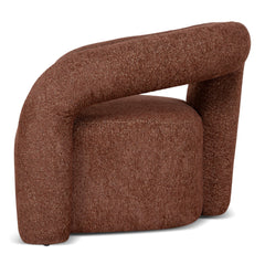 Fabric Armchair | Warm Brown | Myka Home