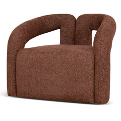 Fabric Armchair | Warm Brown | Myka Home