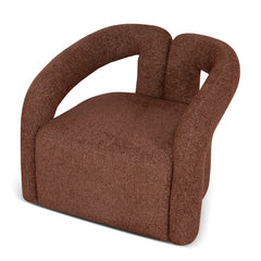 Fabric Armchair | Warm Brown | Myka Home