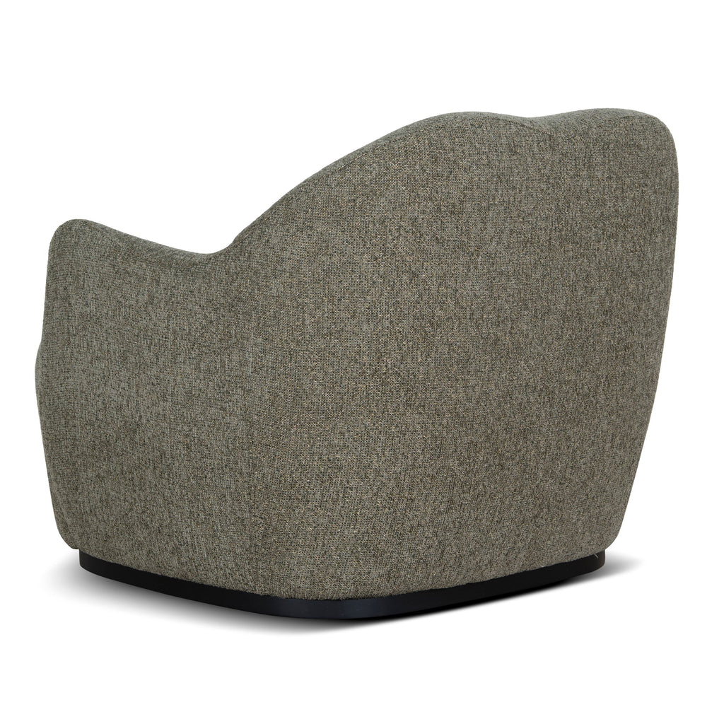 Fabric Armchair | Sea Green | Myka Home - View 4