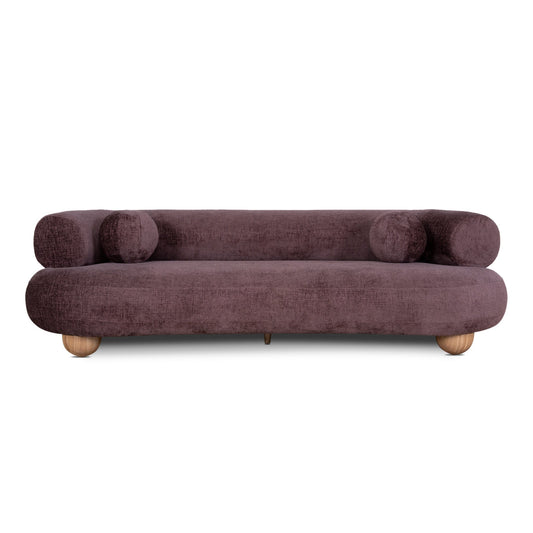 3 Seater Sofa | Plum | Myka Home