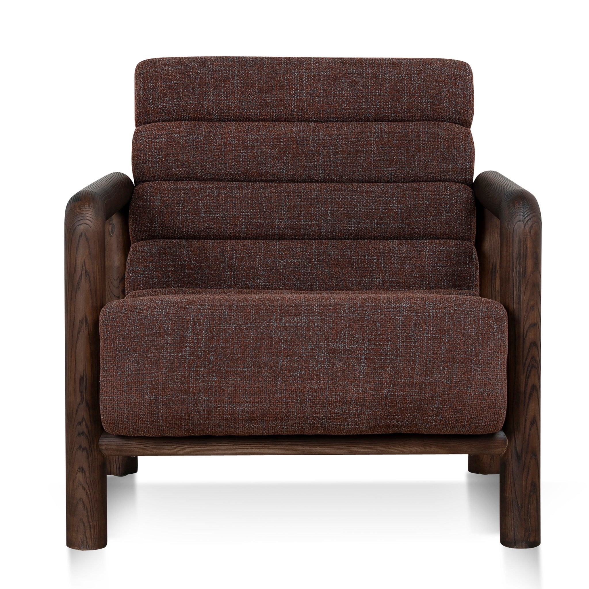 Fabric Lounge Chair | Moss Brown | Myka Home