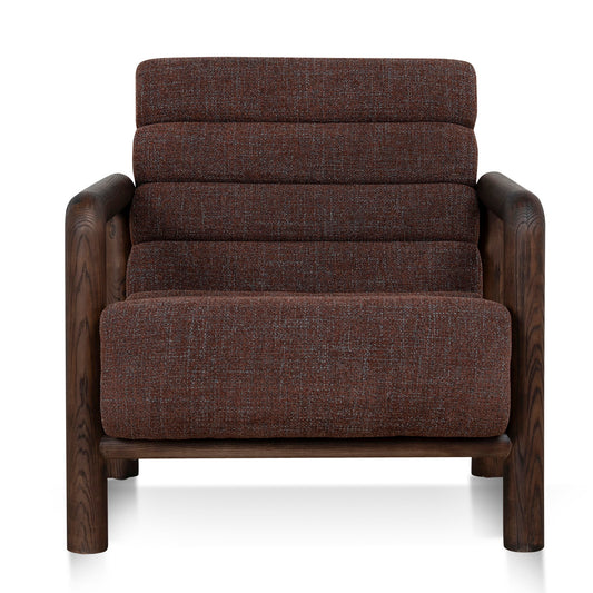 Fabric Lounge Chair | Moss Brown | Myka Home