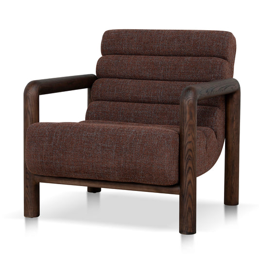 Fabric Lounge Chair | Moss Brown | Myka Home