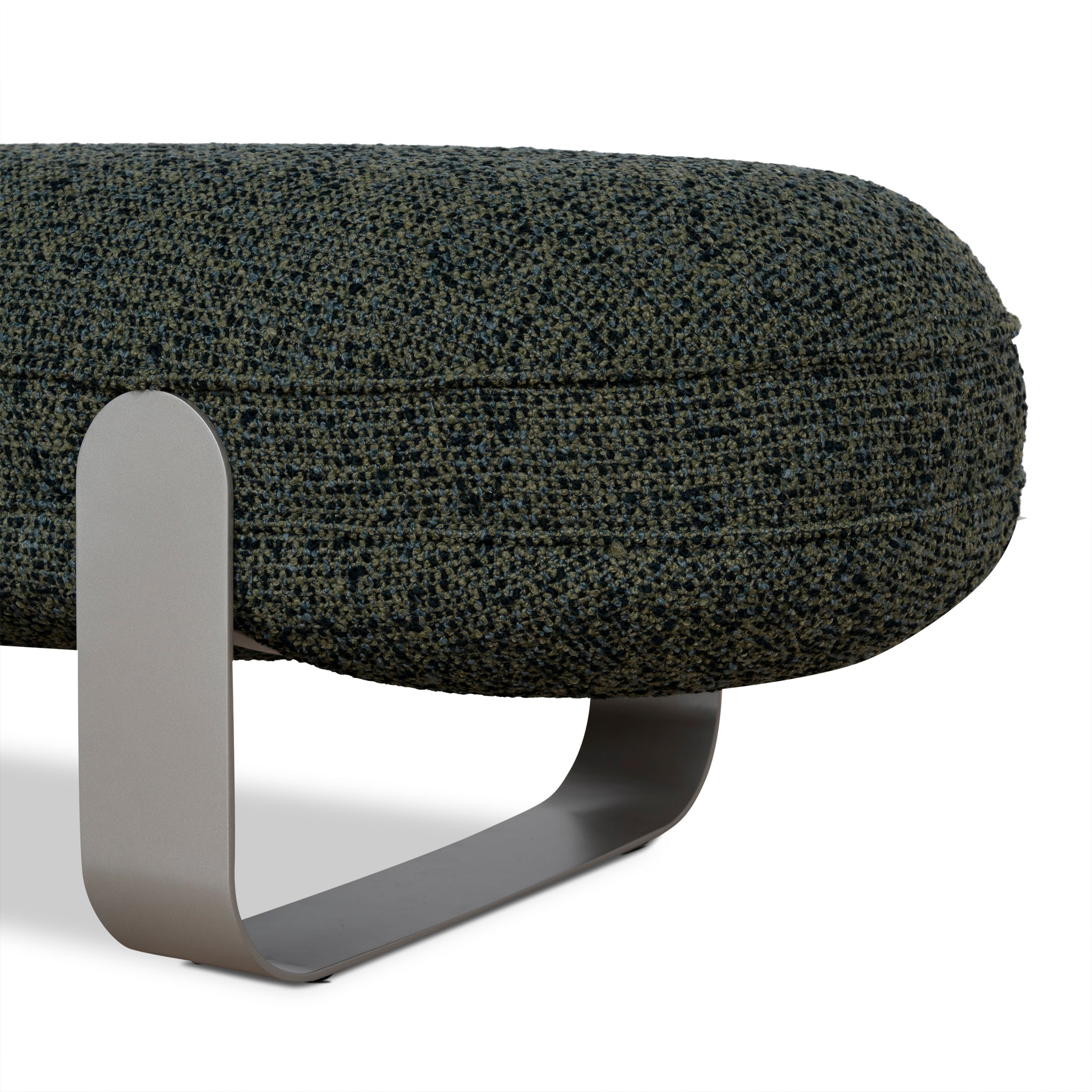 150cm Long Bench Seat | Duffle Green | Myka Home - View 5