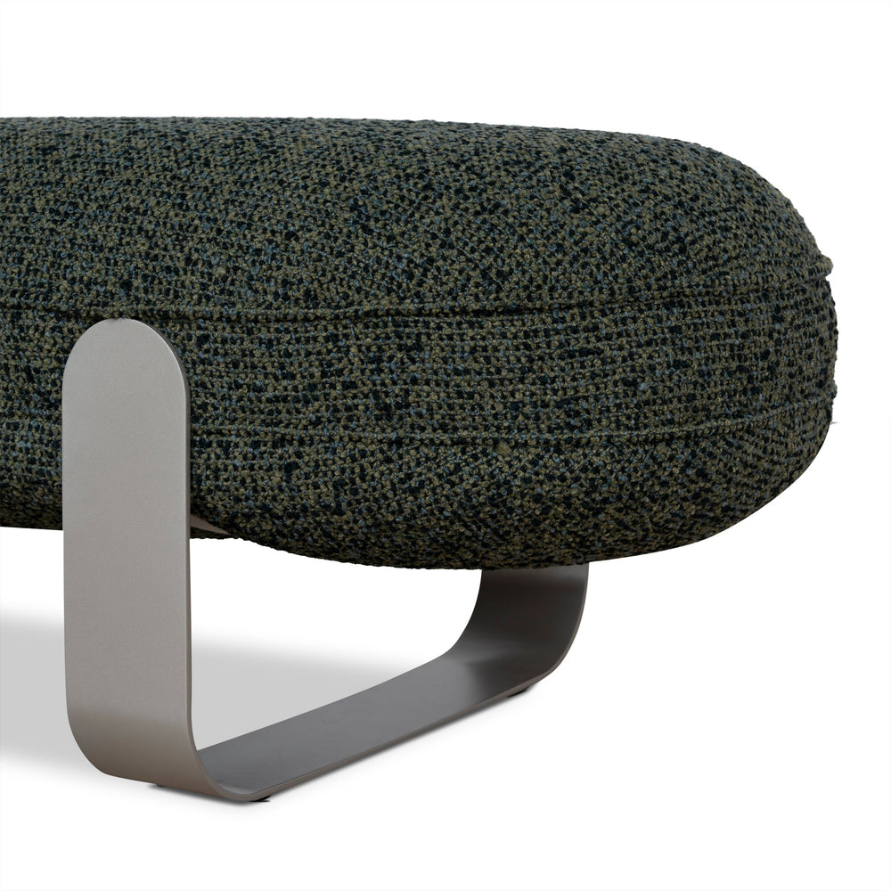 150cm Long Bench Seat | Duffle Green | Myka Home - View 5