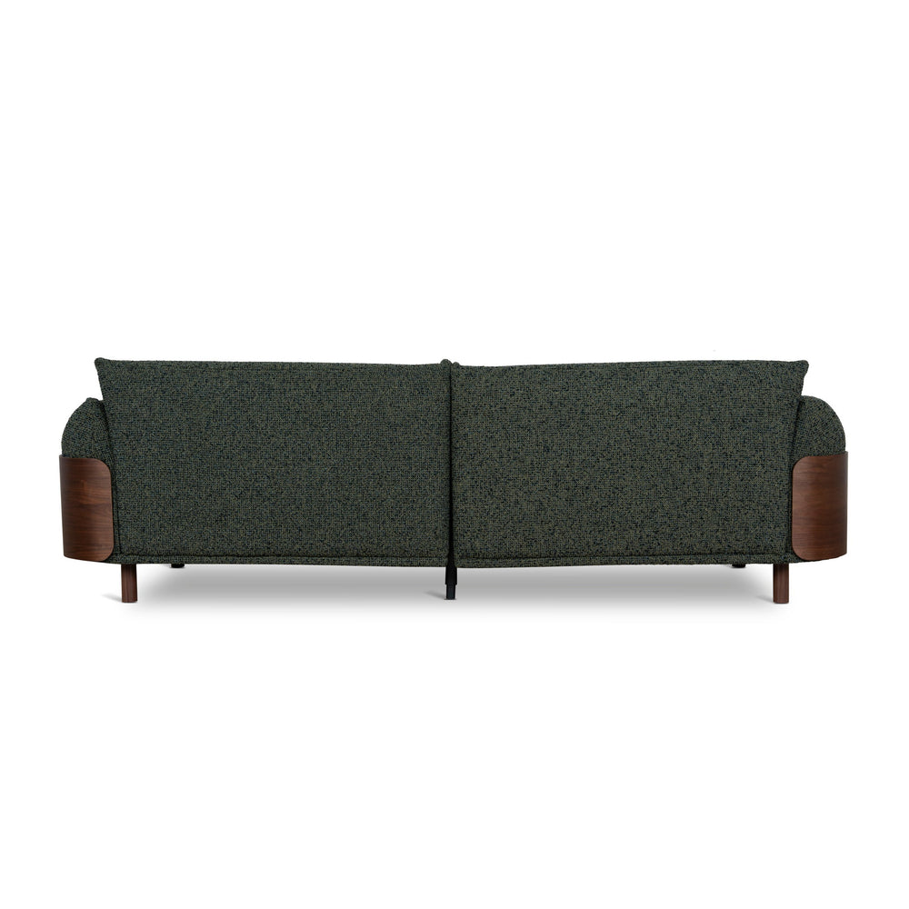 3 Seater Sofa | Duffle Green | Myka Home - View 5