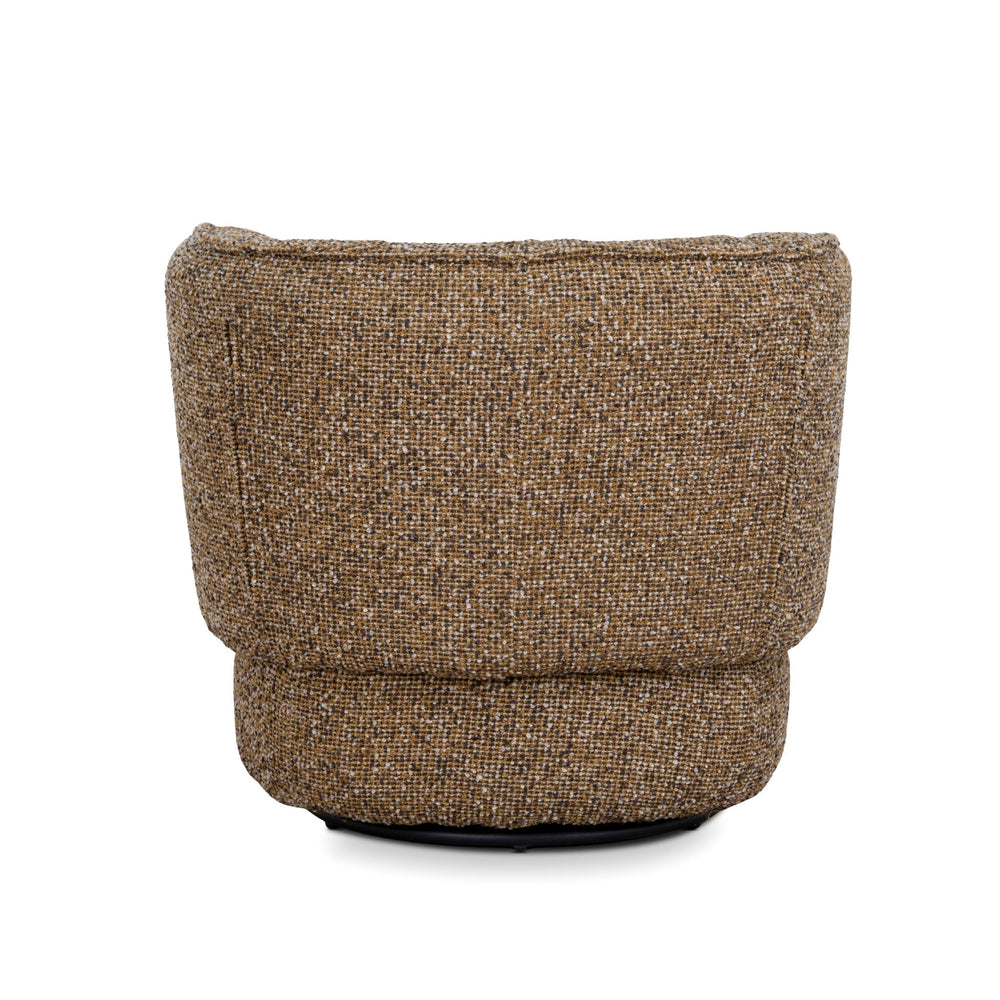 Swivel Armchair | Golden Mustard | Myka Home - View 5
