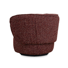 Swivel Armchair | Autumn Red | Myka Home