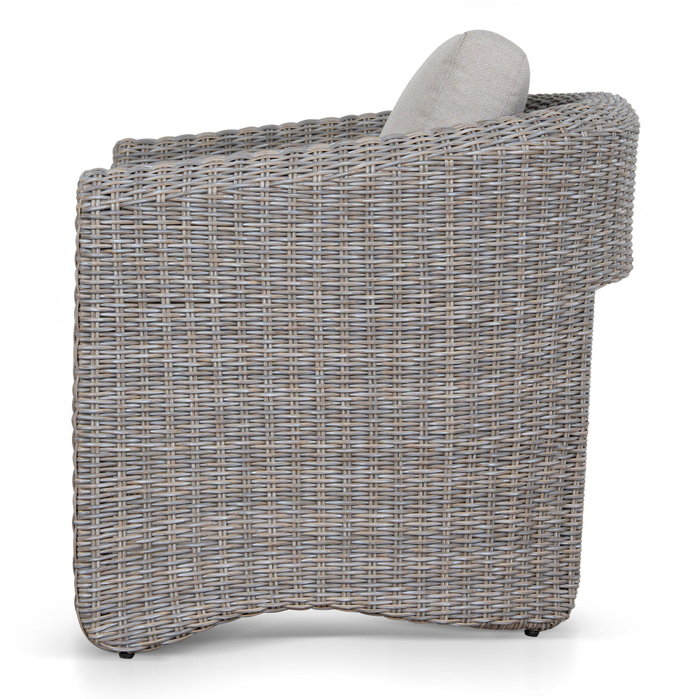 Outdoor Armchair | Light Brown | Myka Home - View 3