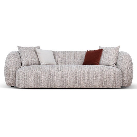 4 Seater Sofa | Plush Spec Brown | Myka Home