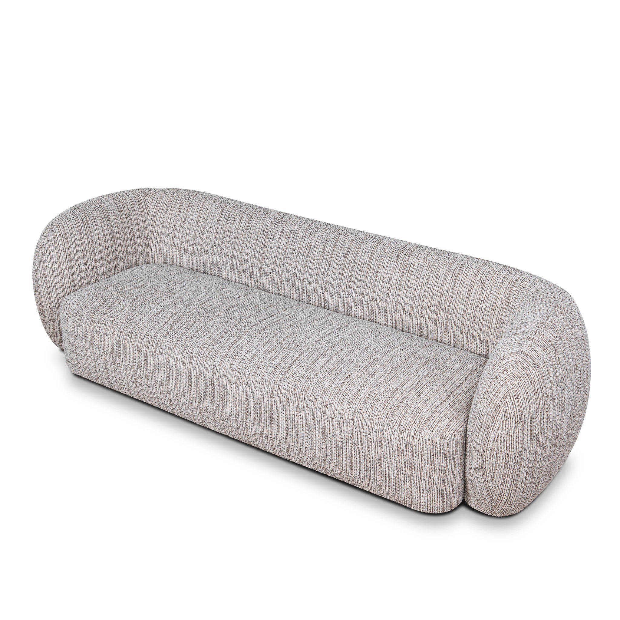 4 Seater Sofa | Plush Spec Brown | Myka Home