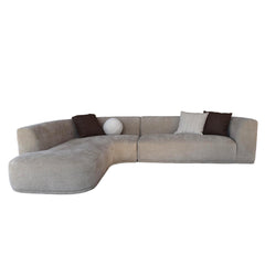 4 Seater Left Chaise Sofa | Lila Beige | Myka Home