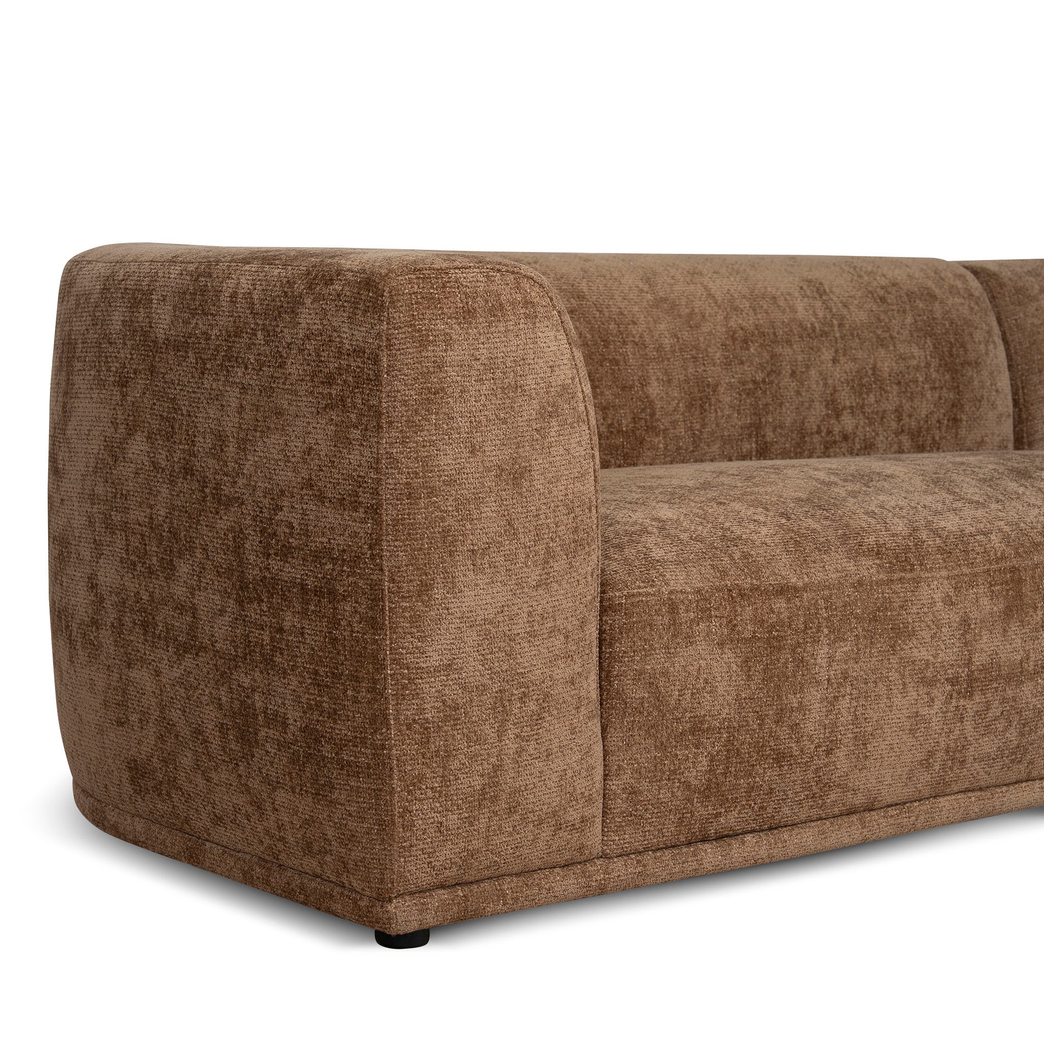 4 Seater Right Chaise Sofa | Lila Nutmeg | Myka Home