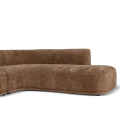 4 Seater Right Chaise Sofa | Lila Nutmeg | Myka Home