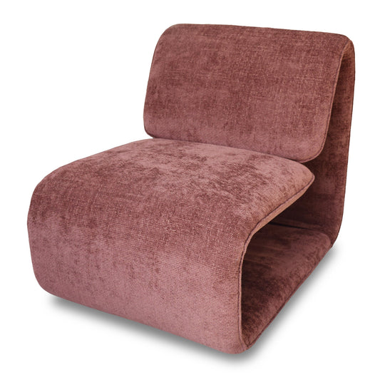 Lounge Chair | Lila Burgundy | Myka Home