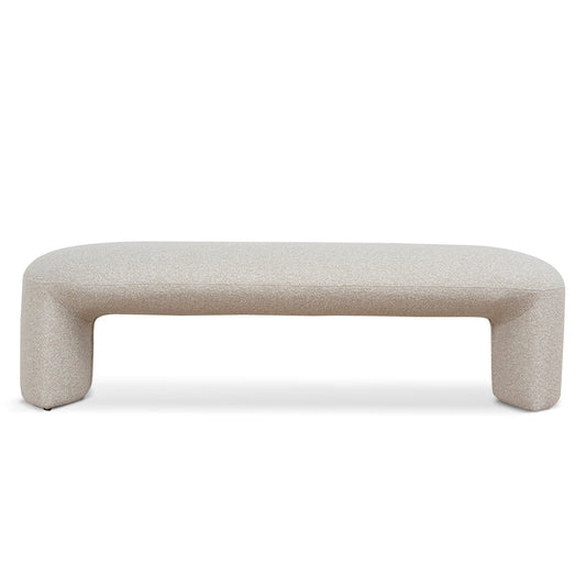 150cm Long Ottoman Bench | Cream Beige | Myka Home