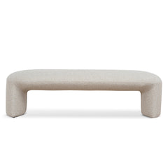 150cm Long Ottoman Bench | Cream Beige | Myka Home