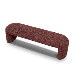 150cm Long Ottoman Bench | Autumn Red | Myka Home