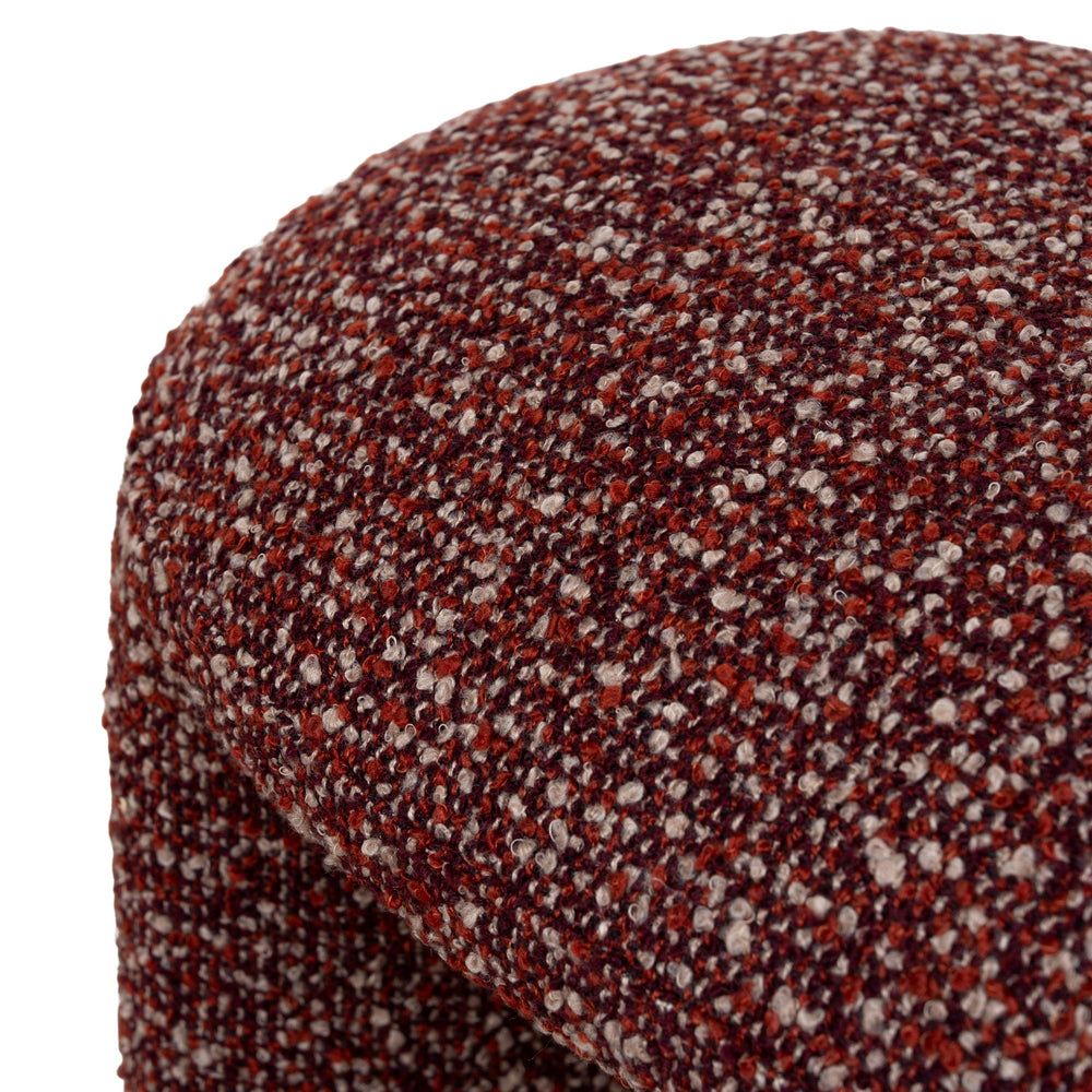 150cm Long Ottoman Bench | Autumn Red | Myka Home - View 5