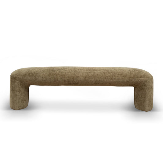 150cm Long Ottoman Bench | Lila Olive | Myka Home