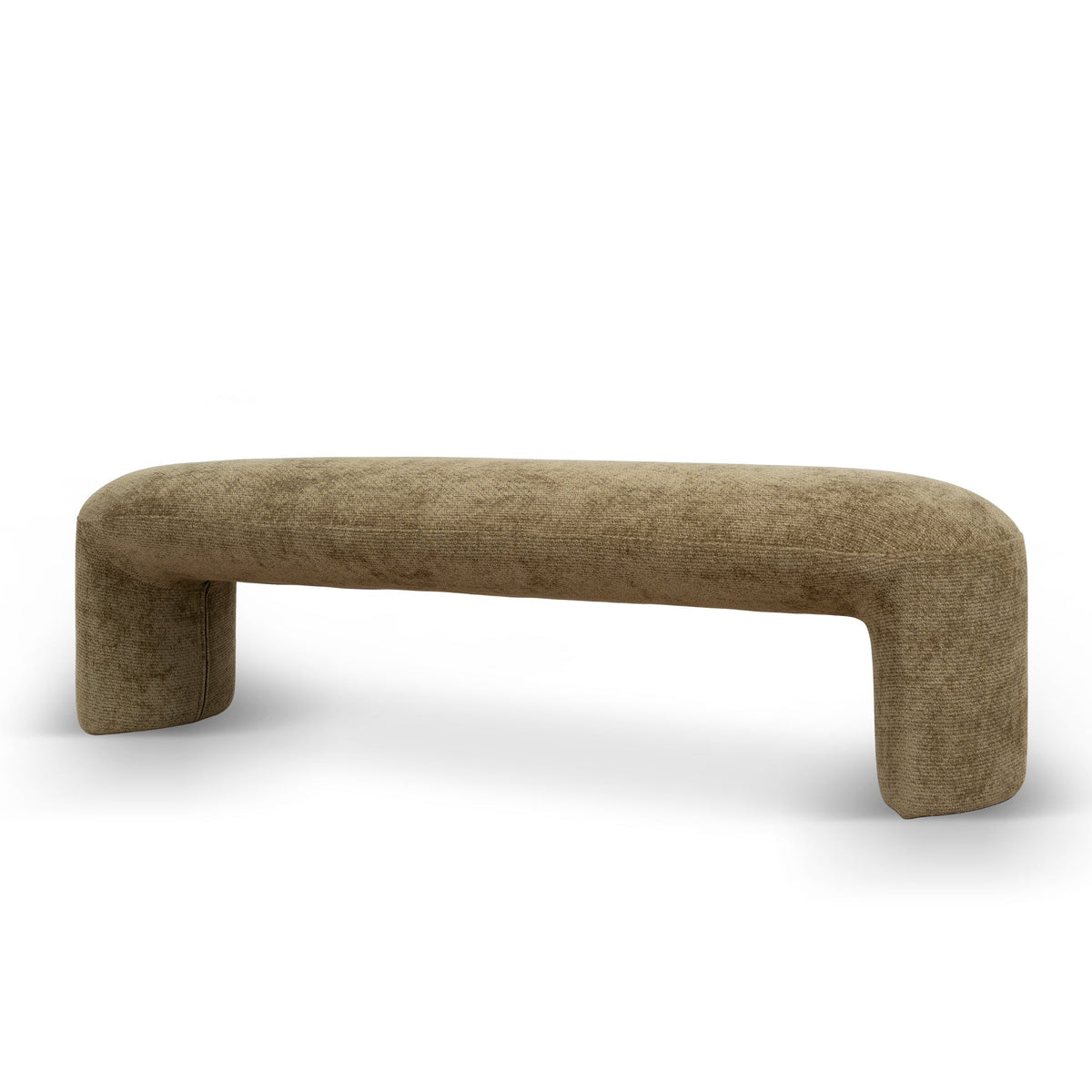 150cm Long Ottoman Bench | Lila Olive | Myka Home