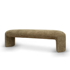 150cm Long Ottoman Bench | Lila Olive | Myka Home
