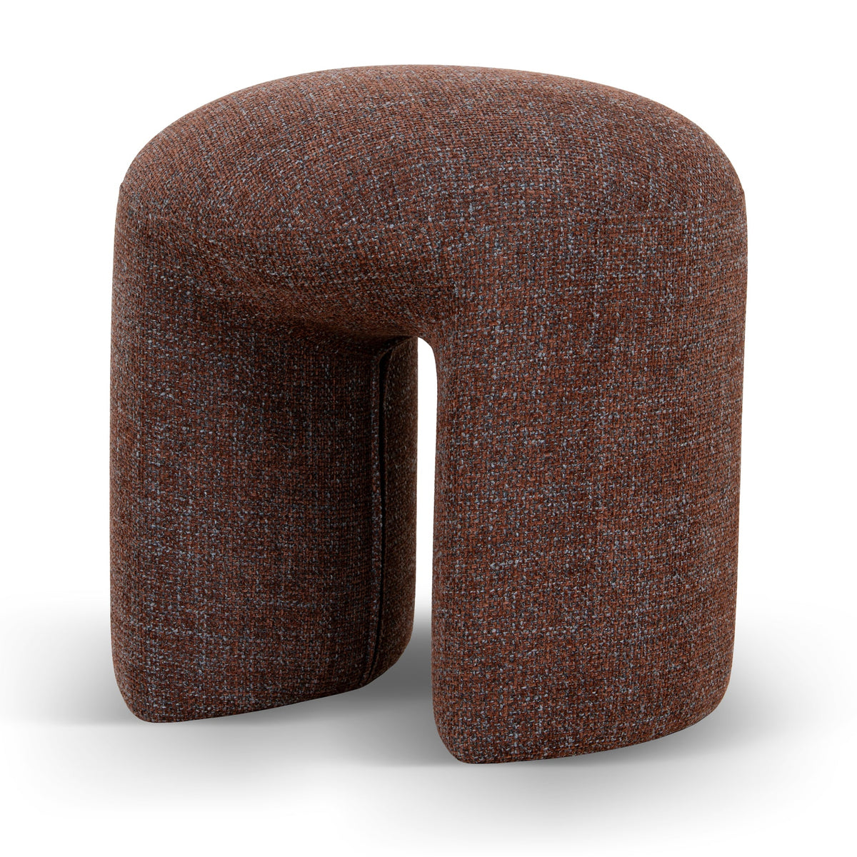 Round Ottoman | Moss Brown | Myka Home