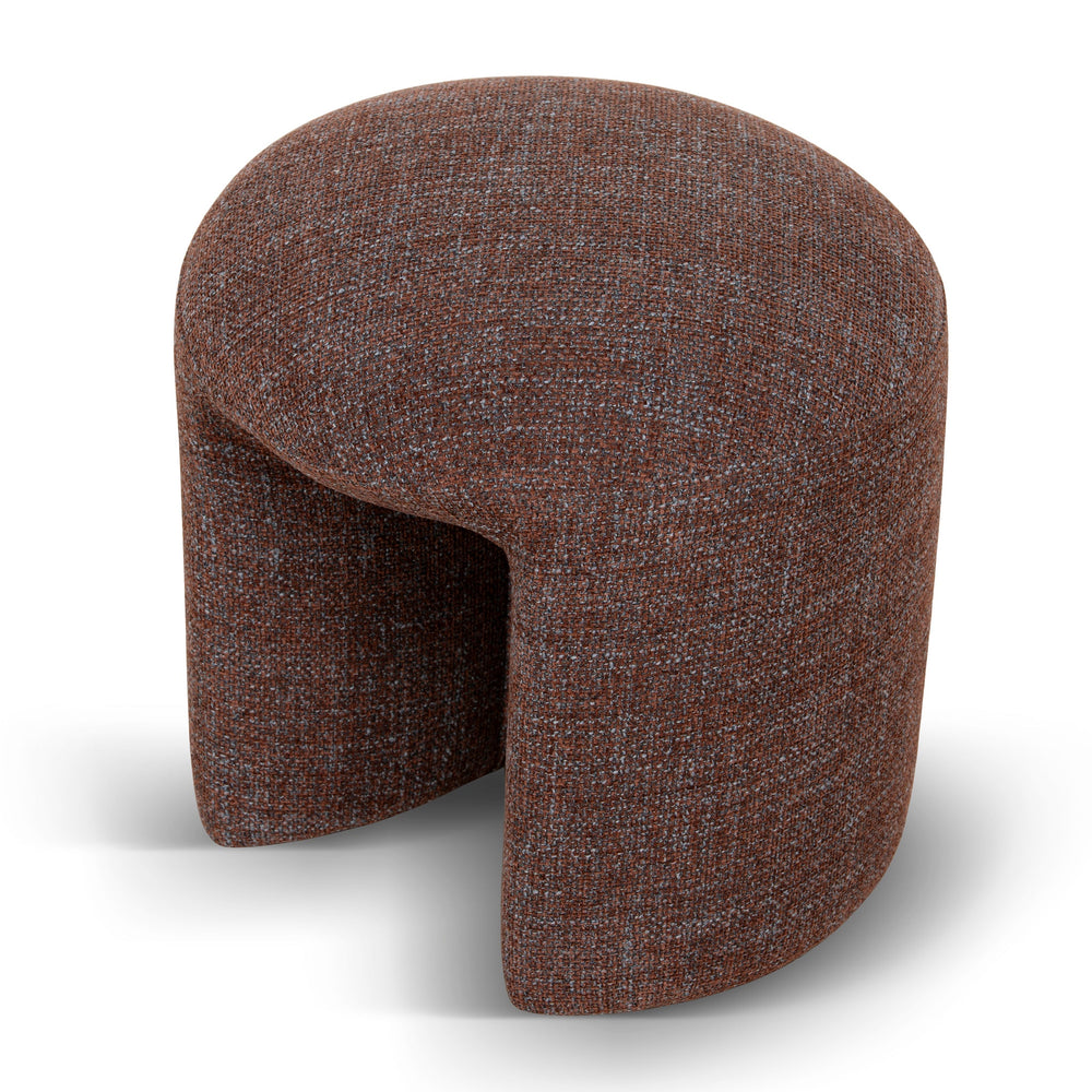 Round Ottoman | Moss Brown | Myka Home - View 4