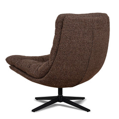 Black Lounge Chair | Verona Cinnamon Weave | Myka Home