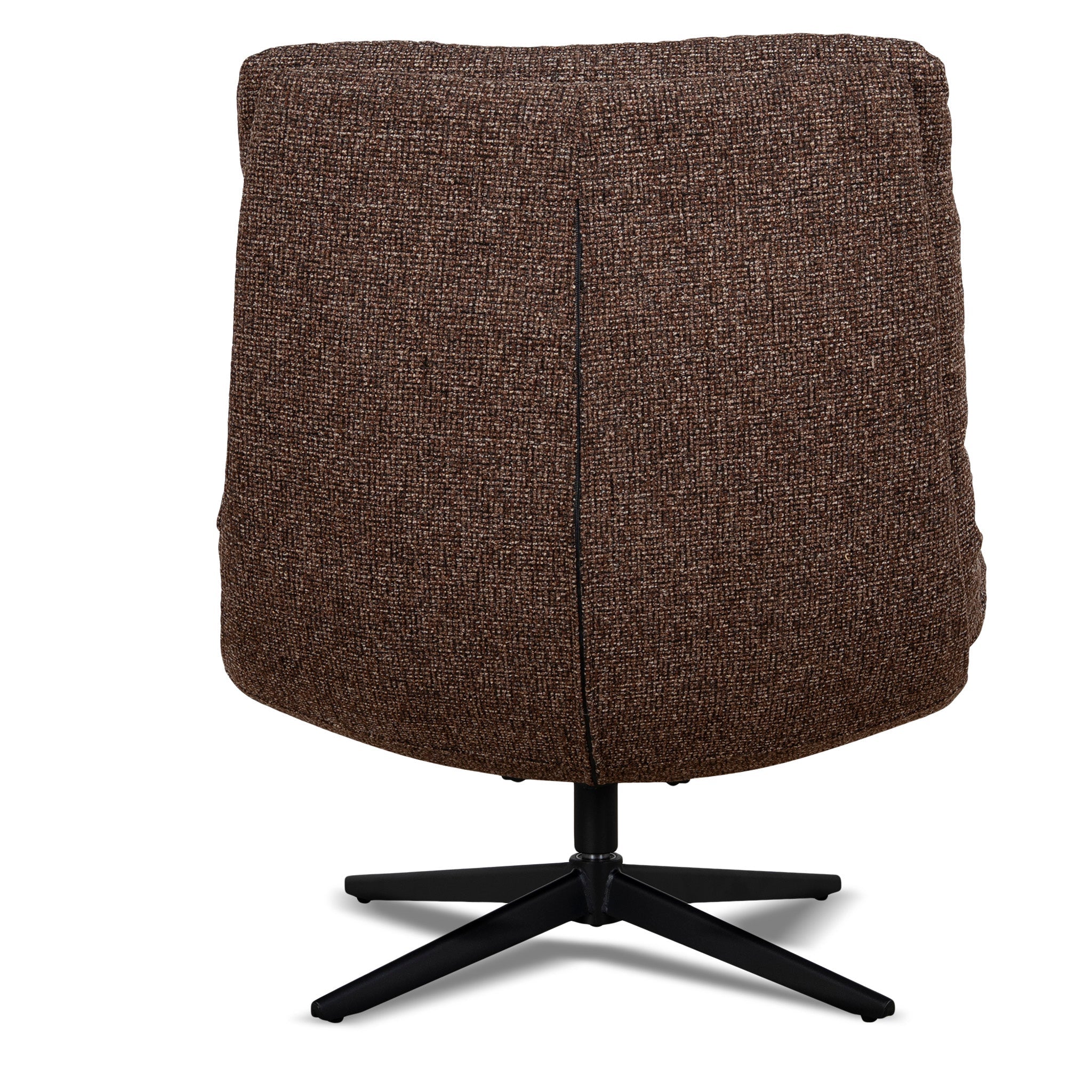 Black Lounge Chair | Verona Cinnamon Weave | Myka Home