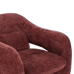 Armchair | Lila Burgundy | Myka Home