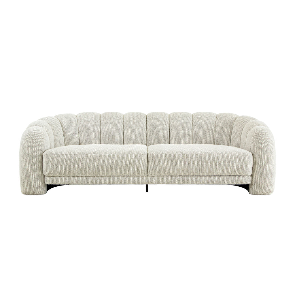 3 Seater Sofa | Woven Ivory | Myka Home