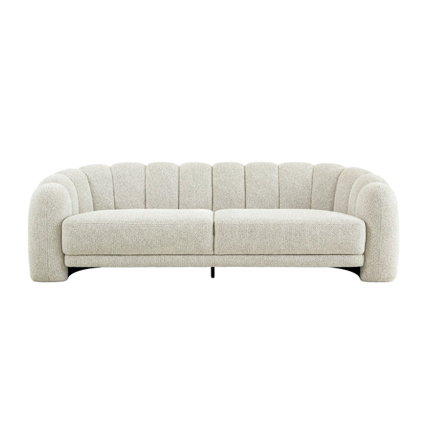 3 Seater Sofa | Woven Ivory | Myka Home